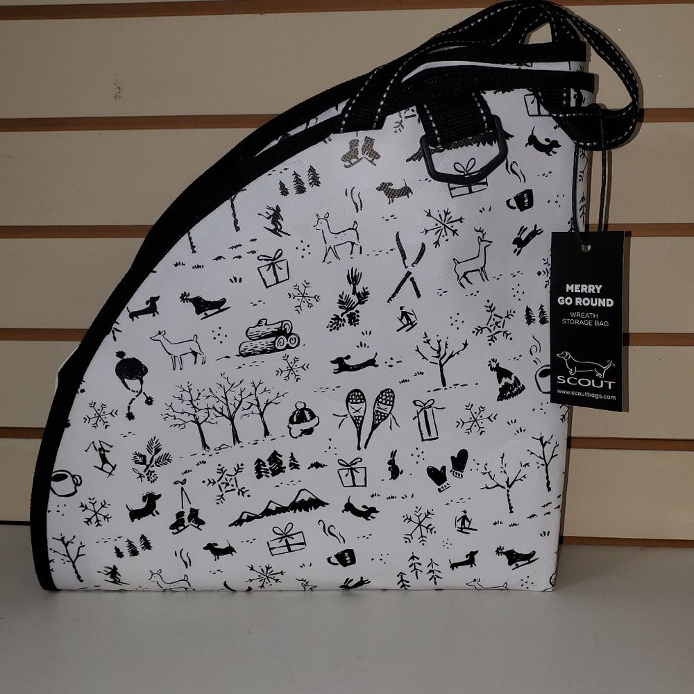 SCOUT Merry Go Round Wreath Storage Bag - Daching Thru The Snow